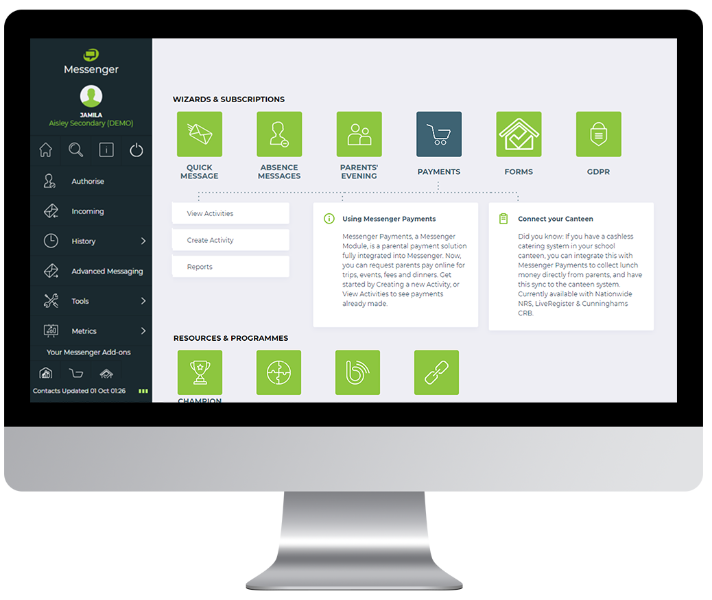 messenger-payments-dashboard