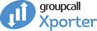 Groupcall Xporter logo, the powerful data aggregation tool.